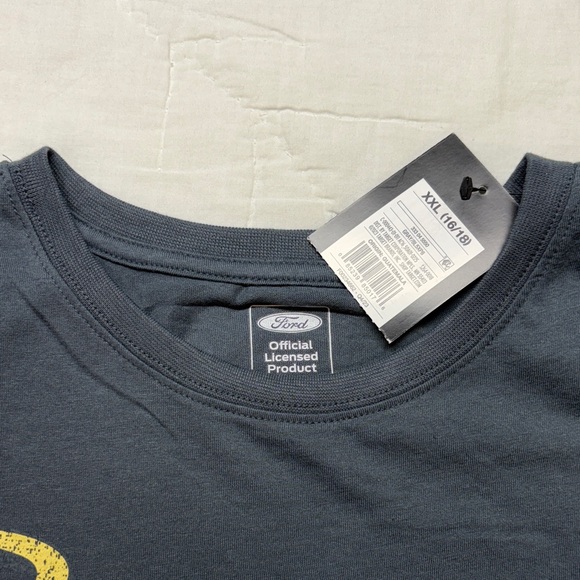 NWT Ford Bronco Classic Yellow Truck Graphic T-Shirt Charcoal Gray Retro 90s Y2K - Picture 3 of 7